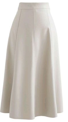 A-line Skirt, Rok A Line, A Line Skirt Outfits, Elegant Skirts, Modest Fashion Outfits, White Skirt, 5 S, Skirt Design, Modest Outfits