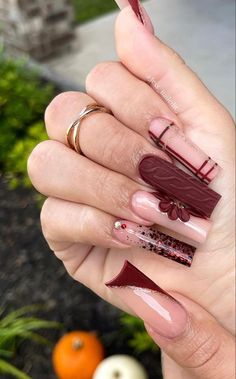 2023 Nails Ideas, Acrylic Nail Designs Coffin, Beach Nail Art, Beach Nail, 2023 Nails, Maroon Nails, Halloween Acrylic Nails, Punk Nails, Ombre Acrylic Nails