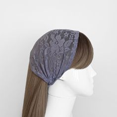 Sleek one of a kind lightweight sheer lace wide headband. Perfect to match your favorite outfit or for running, working out, hiking, or doing yoga. Comfortable and keeps the hair out of your face. Bandana can be worn in different ways. This headband is unisex for women and men. One Adult Size 7 inches wide Fits 22-26 Inches Care Info Hand wash or machine wash on delicate in cold water. Do not wring. Lay the headband flat to dry. Headband Flat, Bandana Lace, Hairbands For Women, Face Bandana, Women's Headwear, Hair Scarf, Lace Hair, Wide Headband, Floral Headbands