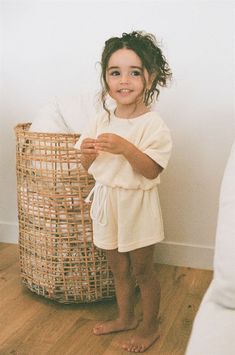 Baby Girl Aesthetic, Aesthetic Baby, Delicious Snacks, Tan Sandals, Future Mom, Soft Yellow, Rounded Neckline