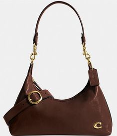 Vintage Designer Shoulder Bags, Coach Juliet Bag, Casual Shoulder Bag, Coach Bag Brown, Women’s Purses, Coach Bags Handbags, Fall Purses, Brown Coach Bag, Shoulder Bags Outfit