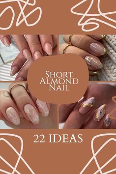 Subtle Oval Nails, Almond Nails Designs September 2023, Fall Nails 2023 Short Almond, Almond Shaped Nails For Fall, Classy Almond Nail Designs, Gel X Nail Designs Almond Short, Best Classy Nails, Fall Nails Short Almond Shape, Nail Ideas 2023 Almond