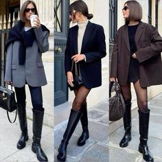 Riding Boots 2024 Outfit, Riding Boot Outfit 2024, Petite Knee High Boots Outfit, Styling Riding Boots 2024, 2024 Riding Boots Outfit, Autumn Outfits For Petite Women, Knee High Boots For Petite Women, Black Riding Boots Outfit Winter, Petite Boots Outfit