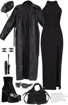 K's Amazon Page All Black Outfit, Looks Chic, Winter Fashion Outfits, Look Fashion, Classy Outfits