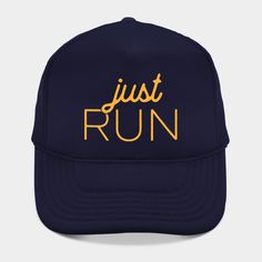 Perfect gift for people who love running and staying fit. Great for marathon, half marathon, 5K, or track and XC cross country and long distance runners, or jogging. Awesome for people who love to workout, wear to the gym or just casual. Great fun gift for family and friends, coach, athlete, student, trainer, team, teammate. -- Choose from our vast selection of Trucker hats to match with your favorite design to make the perfect custom graphic Hat. Customize your color! For men and women. Runner Gifts, Runner Humor, Long Distance Runner, Athlete Gifts, Sports Track, Run Runner, Staying Fit, Gifts For Runners, Student Athlete