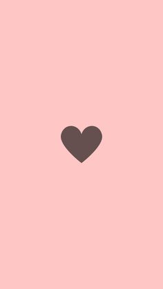 a black heart on a pink background