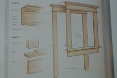 the diagram shows how to build a bench