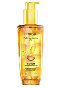 L'Oreal Paris Serum, Protection and Shine, For Dry, Flyaway & Frizzy Hair, With 6 Rare Flower Oils, Extraordinary Oil, 100ml Loreal Extraordinary Oil, Loreal Hair Oil, Loreal Hair Serum, Loreal Serum, Realistic Wishlist, Loreal Hair, Xmas List, Hair Mist, Floral Oil