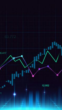 an image of a line graph on a cell phone screen with the time running down