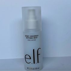 E.L.F. Elf Dewy Coconut Setting Mist Makeup Spray Hydrating & Condition New. I Bought For My Daughter Recently But It Was The Wrong Kind. Brand New Elf Products, Setting Mist, Makeup Setting Powder, Makeup Spray, Elf Makeup, No Money, Makeup Set, Setting Powder, Womens Makeup