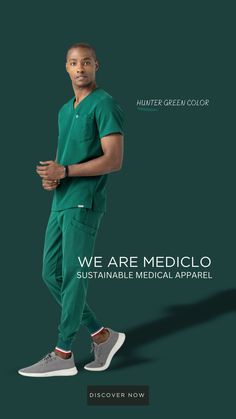 Elevate Your Workwear Game with Stylish Men's Jogger Scrubs - Designed for the Modern Professional. #ScrubsForMen #MensScrubs #MedicalApparel Jogger Scrubs, Hospital Scrubs, Stylish Scrubs, Medical Scrubs Outfit, Green Scrubs, Corporate Uniforms, Scrubs Outfit, Scrubs Uniform, Mens Scrubs