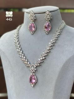 Bridal Necklace Indian, Pink Diamonds Engagement, Fancy Jewelry Necklace, Birthday Necklace, Pretty Jewelry Necklaces, Fancy Jewellery Designs, Fancy Necklace, Expensive Jewelry Luxury, Indian Necklace