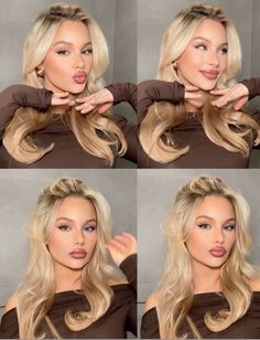 Brookelle Mckenzie Hair, Snatchural Makeup, Eye Trends, Fresh Face Makeup, Blonde Aesthetic, Gentlemen Prefer Blondes