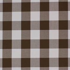 a brown and white checkered table cloth