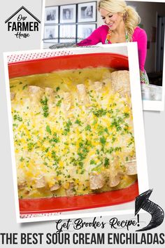 the best sour cream enchiladas ever