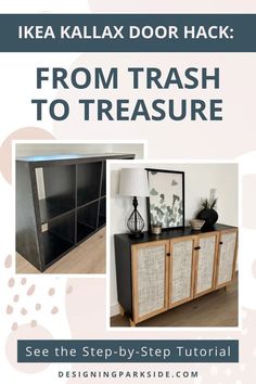 ikea kallax door hack from trash to treasure see the step - by - step guide