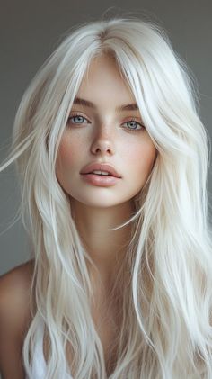 Hair Color Ideas Platinum Blonde, Hair Color Platinum, Platinum Blonde Hair Color Ideas, Silver Haired Beauties, Pixie Haircut Styles, Fall Blonde Hair, Hairstyle For Chubby Face, New Hair Look, Platinum Blonde Hair Color