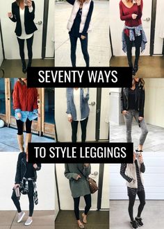 Ways To Style Leggings, Outfits Mit Leggings, Shoes With Leggings, The Sister Studio, Outfits Leggins, Sister Studio, Black Leggins, Leggings Outfit Winter