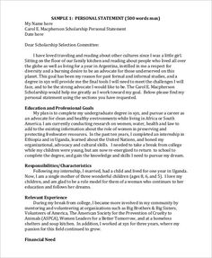 a sample cover letter for a personal statement on the subject of an interview in a research paper