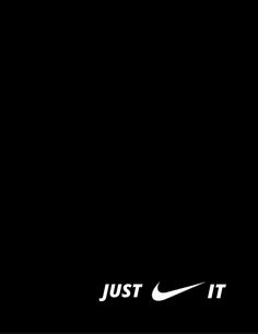 the nike logo is black and white with just it on it's left side