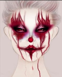 Easy Pencil Drawing, Spooky Makeup, Fantasy Make-up, Halloweenský Makeup, Halloween Make-up Looks, Make Up Designs, Makeup Scary, Drag Make-up