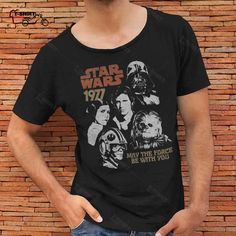 1977 Vintage Portrait Collage T-Shirt Star Wars Portrait Collage, Star Wars 1977, Vintage Portrait, Star Wars Tshirt, Star Wars Shirts, Casual Night Out, Vintage Portraits, Shirt Collection, Knitted Tank Top