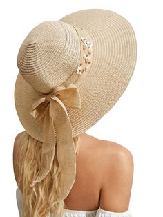 PRICES MAY VARY. Made of soft woven fabric Scallop Trim, Wide Brim, Tie Knot and Shell Decor, Foldable Summer Hat The straw sun hat with wide brim is good for any summer activity, whether it's lounging under the sun, walking, shopping or attending a beach party Give it to your girlfriend, wife, mother, sister or other female friends for birthday, Valentine's Day, Mother's Day, New Year's Day, Christmas, Thanksgiving, etc Please refer to size guide carefully before purchasing at below description Summer Hats For Women, Straw Sun Hat, Beige Boho, Summer Sun Hat, Valentines Gifts For Her, Beach Hat, Flower Fashion, Summer Hats, Straw Hat