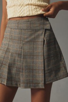 Polyester, viscose, elastane Zipper styling Machine wash Imported | Pleated Wrap Skort by Dizzy Lizzy, Women's, Size: Largearge, Polyester/Viscose/Elastane at Anthropologie Wrap Skort, Anthropologie Uk, 50 Fashion, Bottom Clothes, Wrap Skirt, Summer Girls, Clothes For Sale, Womens Bottoms, Winter Outfits