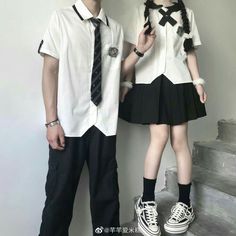 Korean School Uniform Boys And Girls, School Uniforms Boys, Korean Uniform School, Uniforms School, Boys School Outfits, Uniform Accessories