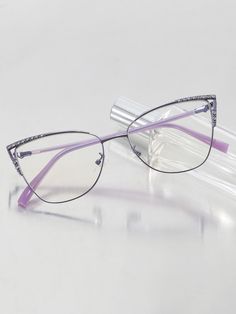 Collar    Gafas con Montura Completa Embellished Shein Glasses, Firmoo Glasses