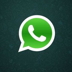 the whatsapp logo is displayed on a green background