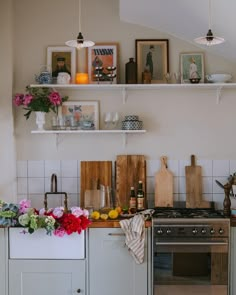 the kitchen is clean and ready for us to use