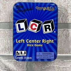 the original let's center right dice game