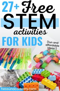 27 Fun and Free STEM Activities to Keep the Kids Busy STEM activities are a great way to keep the kids entertained and engaged. And best of all, many of them are free! From making straw rockets to constructing mini marshmallow bridges, these fun activities will keep everyone busy and learning. So get ready to have some science-filled fun! There's no need to spend money on expensive STEM activities when there are plenty of fun and free STEM activities for kids out there. Stem Activities For 1st And 2nd Graders, Fun Busy Work For Students, Letter A Stem Activities, Fun Stem Projects For Kids, Stem Fun Activities, Stem Projects For Kindergarteners, S.t.e.m. Activities For Kids, Montessori Stem Activities, Stem Activities Special Education