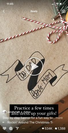 + christmas gift for mom, christmas gift basket ideas! Banner Video, Hadiah Diy, Gift Wrapping Techniques, Seni Dan Kraf, Creative Gift Wrapping, Diy Gift Wrapping