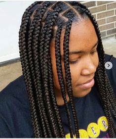 Box Braids For Black Women, Crochet Braids Straight Hair, Large Box Braids, Black Kids Braids Hairstyles, Bob Braids Hairstyles, Braids For Black, Faux Locs Hairstyles