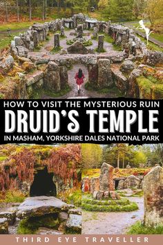 how to visit the mysterious ruin druid's temple in masham, yorkshire dales national park