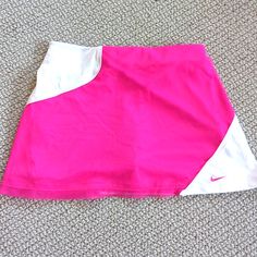 All Reasonable Offers Are Welcome! Classic Nike Women's Tennis Skirt. Hot Pink & White, As Pictured. White Shorts Built In Underneath. Feminine Mesh Skirt Layer Built In On Top. Size Xl But It May Run A Bit Small. Never Worn -- Not Even Once. Nike Fitted Summer Skort, Nike Fitted Skort For Summer, Nike White Skort For Spring, Nike Summer Skirt, Nike Sports Skirt For Spring, Nike White Summer Skirt, Nike White Skirt For Summer, Nike White Skirt For Spring, Fitted Nike Skort For Summer