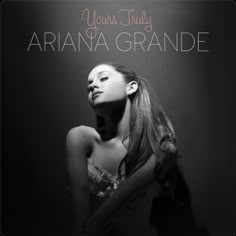 the cover art for ariana grandee's album you're truly,