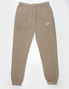 Nike Sportswear Club Fleece Sweatpants. Combines Classic Style With The Soft Comfort Of Fleece. Standard Fit Has A Relaxed, Easy Feel. Tapered Leg. Elastic Waistband. Side Pockets. Embroidered Logo On Left Leg. Elastic Cuffs. Fleece Lining. 80% Cotton 20% Polyester. Machine Wash. Imported. Men’s Sweatpants, Sp5der Sweatpants, Nike Sweatpants Outfit, Guy Pants, Sweats Aesthetic, Boys Clothing Styles, Macys Outfits, Mens Nike Sweatpants, Mens Casual Pants