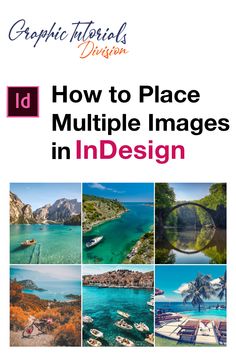 Adobe Indesign Tutorial - How to place multiple images Indesign Layouts, Magazine Layouts, Image Layout