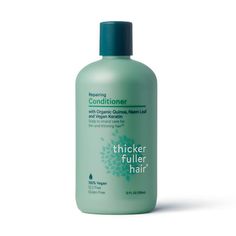 Thicker Fuller Hair, Repairing Conditioner, 12 FL OZ. Size: 12OZ.  Color: Multicolor. Thick Hair Care, Overprocessed Hair, Straight Or Curly Hair, Thicker Fuller Hair, Shampoo For Thinning Hair, Leg Exercises, Jeans For Girls, Easy Hair Updos, Best Shampoos