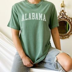 Beautiful as in the picture!! State Of Alabama, Fashion Revolution, Update Your Wardrobe, Comfort Colors Tee, Dyed Fabric, Tshirt Colors, Summer Wardrobe, Comfort Colors, Wardrobe Essentials