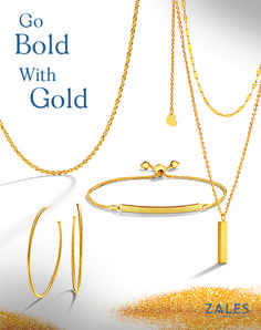 Go Bold with Gold. #Zales #GoldJewelry #Fashion #Jewelry #Gifts Zales Jewelry, Clothing Haul, Gorgeous Jewelry, Jewelry Trends, Patagonia