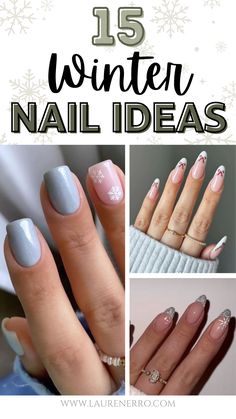 21 Short Holiday Nail Ideas - Lauren Erro Winter Nail Extensions, Winter Dip Nails Ideas, Light Colored Christmas Nails, Winter Nail Tip Designs, Winter Nail Ideas Short Nails, December Dip Nail Ideas, Winter Cruise Nails, Fun Winter Nail Designs, Winter Sns Nails Ideas