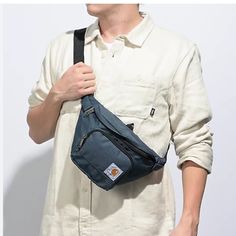 Questions? Leave A Comment Below! Black Fanny Pack, Men Carhartt, Leave A Comment, Fanny Pack, Man Shop, Clothes, Black, Color