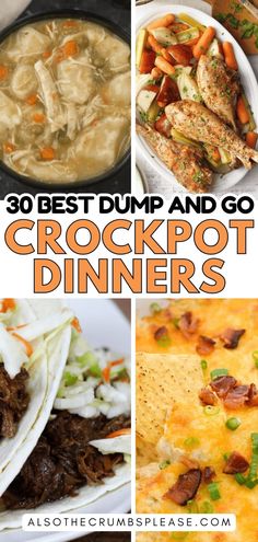 the best dump and go crockpot dinners