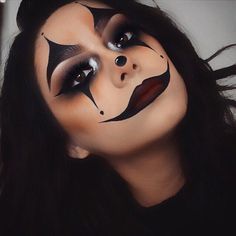 ♡ ; Pinterest : @ XOkikiiii Nem Halloween Makeup, Carnaval Make-up, Makeup Clown, Makeup Zombie, Halloween Makeup Clown, Fantasy Make-up, Halloweenský Makeup, Halloween Make-up Looks, Holloween Makeup