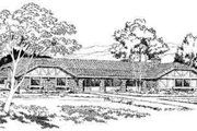 this is an artist's rendering of the ranch house plans that are available for purchase