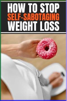 Are you having trouble losing weight because you are eating too much, even when you've set weight loss goals, have a meal plan, and are exercising? Get out of your own way and stop sabotaging your diet with my simple 4-step process...#weightloss #fitness #healthylifestyle #weightlossjourney #health #selfcare #transformation